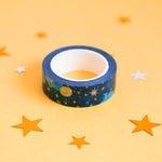Treetops And Moonlit Skies Foil Washi Tape
