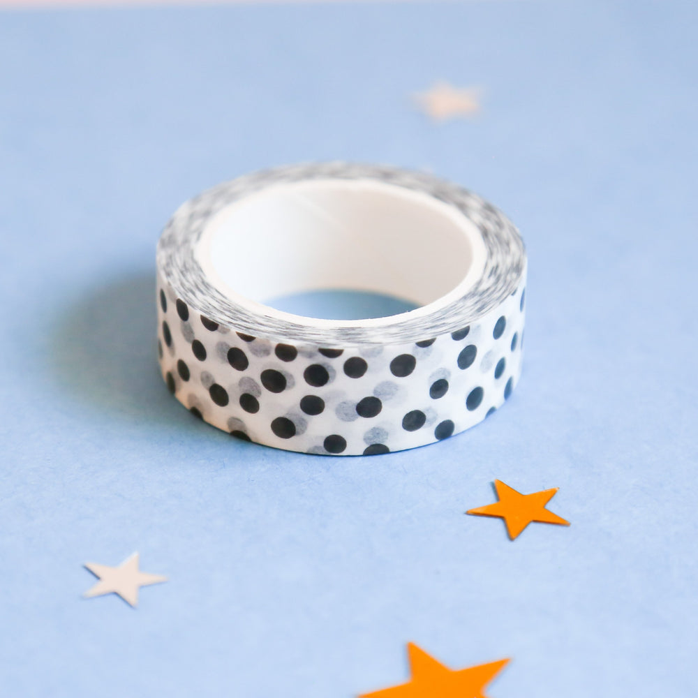 Black and White Classic Polka Dot Washi Tape