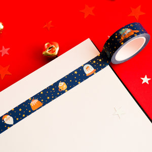 Coming Home For Xmas Foil Washi Tape