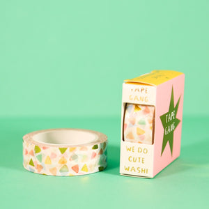 Pastel Polka Triangles Foil Washi Tape