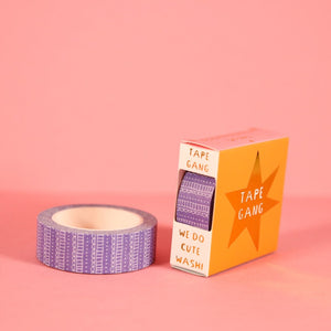 Purple Patterned Fun Washi Tape