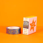 Squiggly Zig Zag Gold Foil Washi Tape