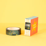 A Night time of Golden Stars Gold Foil Star Washi Tape