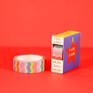 Rainbow Wiggle Jiggle Jelly Washi Tape