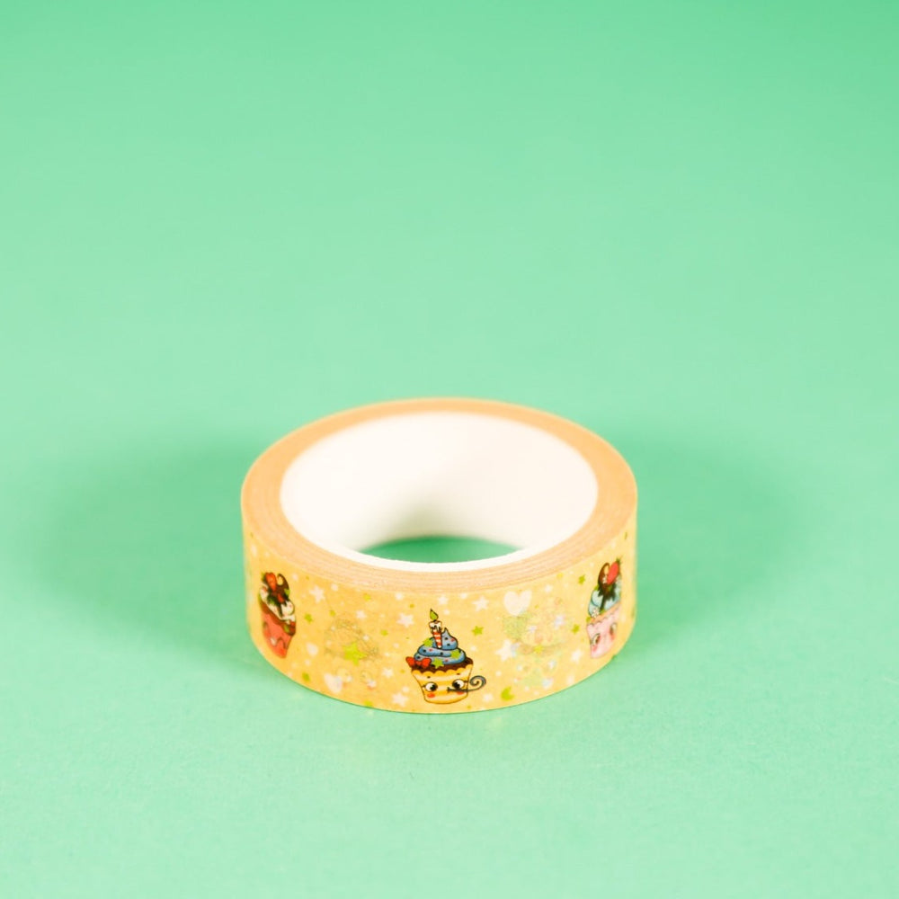 Crazily Cute Cupcakes Foil Washi Tape