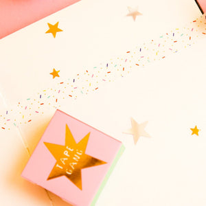 Fun-Fetti With Golden Polka Dot Sprinkles Washi Tape Foil
