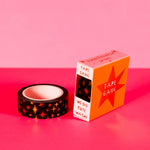 Starry Night Black Gold Foil Washi Tape