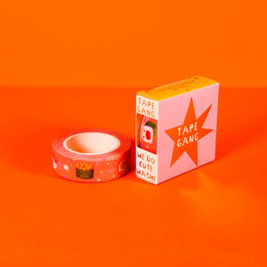 Kawaii Sushi Fwends Glitter Doodle Star Flower Dot Washi Tape